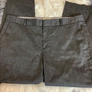 BANANA REPUBLIC GRAY FLAT FRONT SLACK SIZE 12